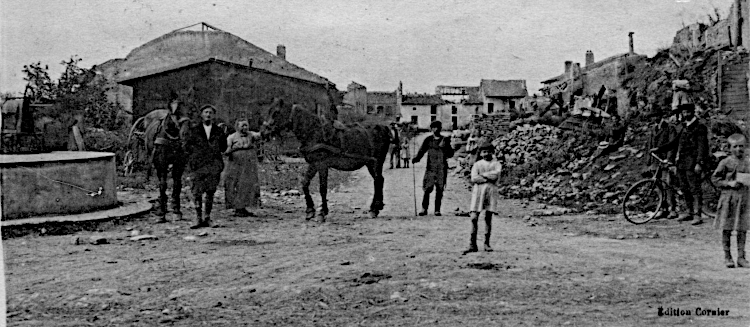 la Lorraine dévastée - source : wiki commons