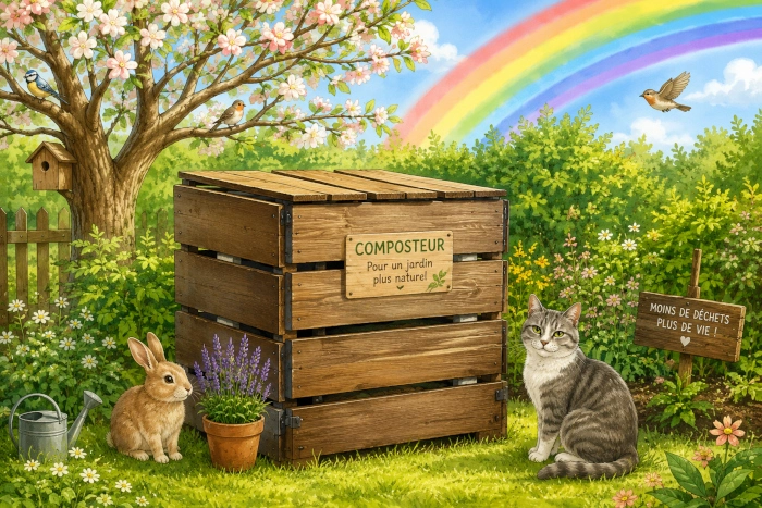 composteur : dessin IA