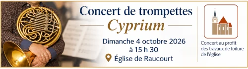 Concert de trompettes Cyprium à Raucourt