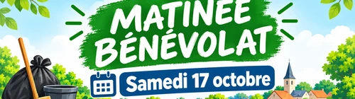Matinée bénévolat à Raucourt – samedi 17 octobre à 8h30